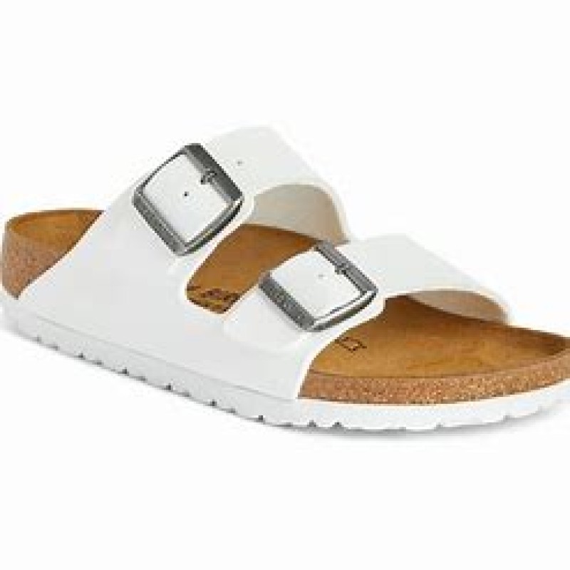 Birkenstock Arizona BS Size 10 Womens White Sandals