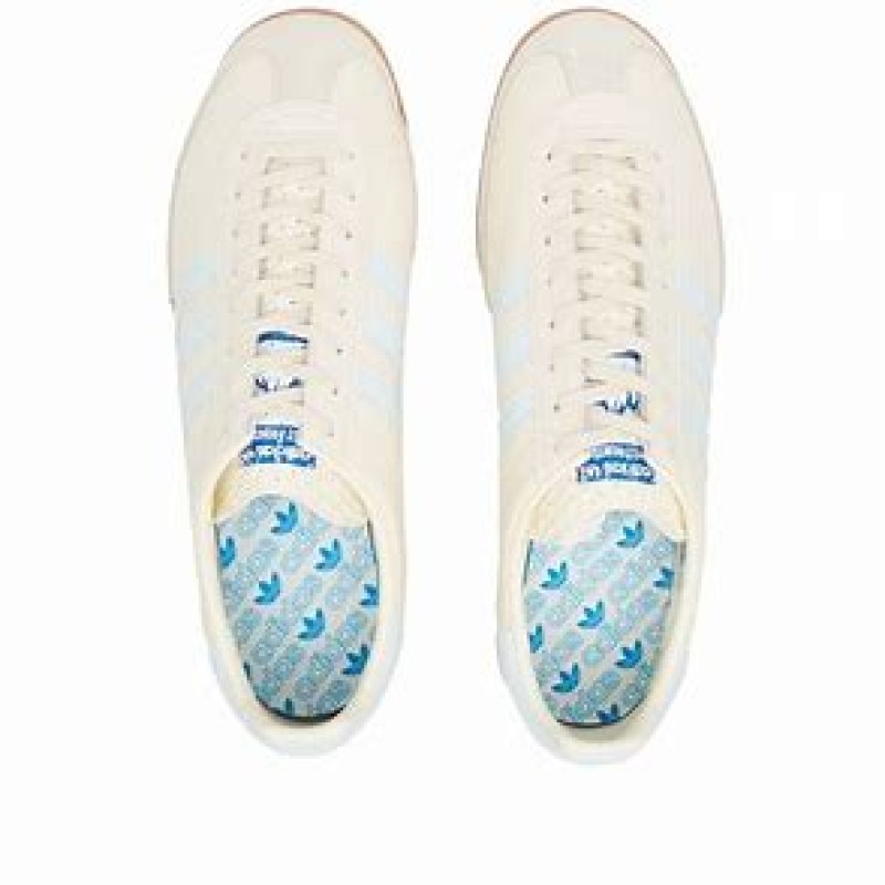 adidas Mens LAST FRONTIER Shoes in Cream White and Blue