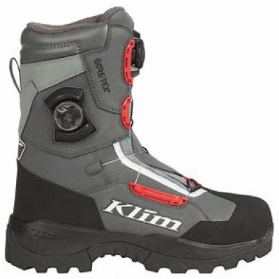 KLIM Klutch GTX BOA Men's Snowmobile Boots -Size 11- Asphalt/Orange