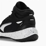 Puma Playmaker Pro Mid Splatter Mens Black Athletic Basketball Shoes