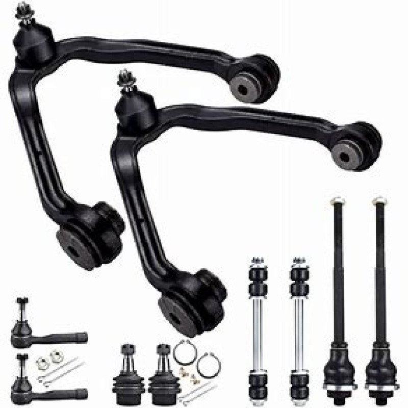 Front Upper Control Arm Ball Joint Tie Rod for Chevy Tahoe GMC Sierra 1500 Yukon