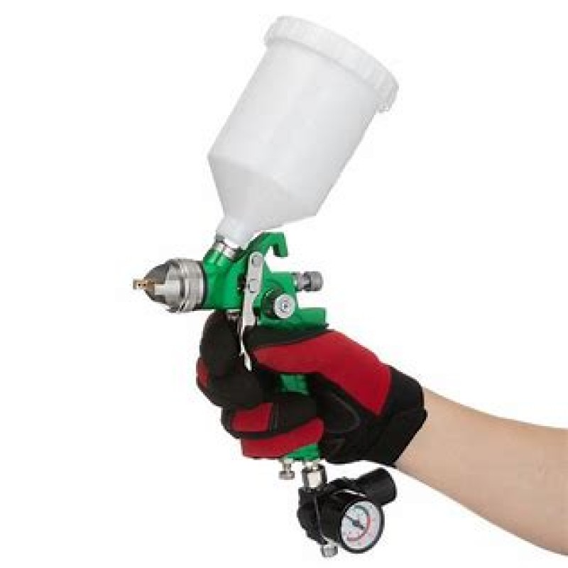 INTERTOOL HVLP Air Spray Gun, 1.3 mm, Regulator, PT08-0102