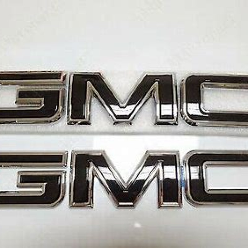 NEW Front & Rear Emblem Black kit For 2019 - 2024 GMC Sierra 1500 2500HD 3500HD