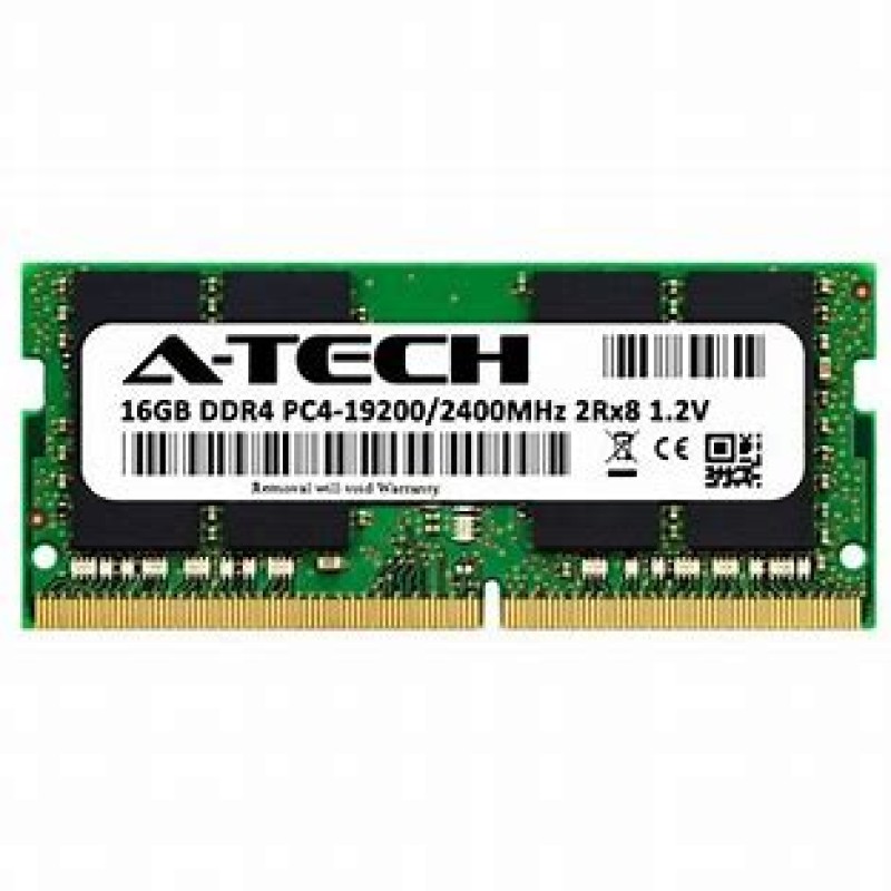 A-Tech 32GB 2 x 16GB PC4-19200 Laptop SODIMM DDR4 2400 MHz 2Rx8 Memory RAM 32G