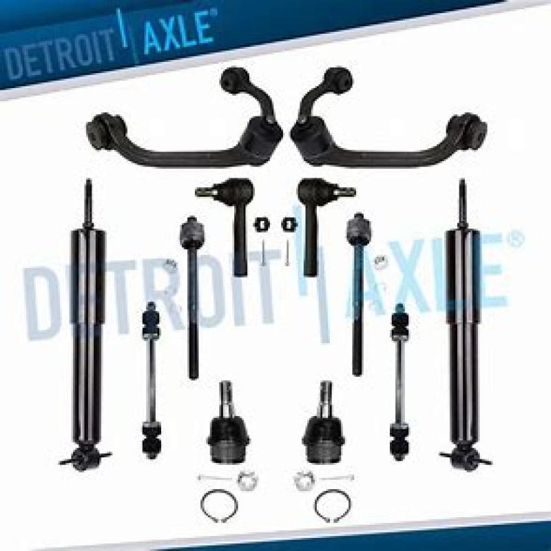 12pc Front Shocks Upper Control Arms Tierod Kit for Ranger B2300 B2500 B3000 2WD