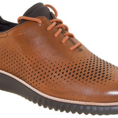 Cole Haan 2.Zerogrand Laser Wing Oxford Men's Shoes British tan/Java - US 9