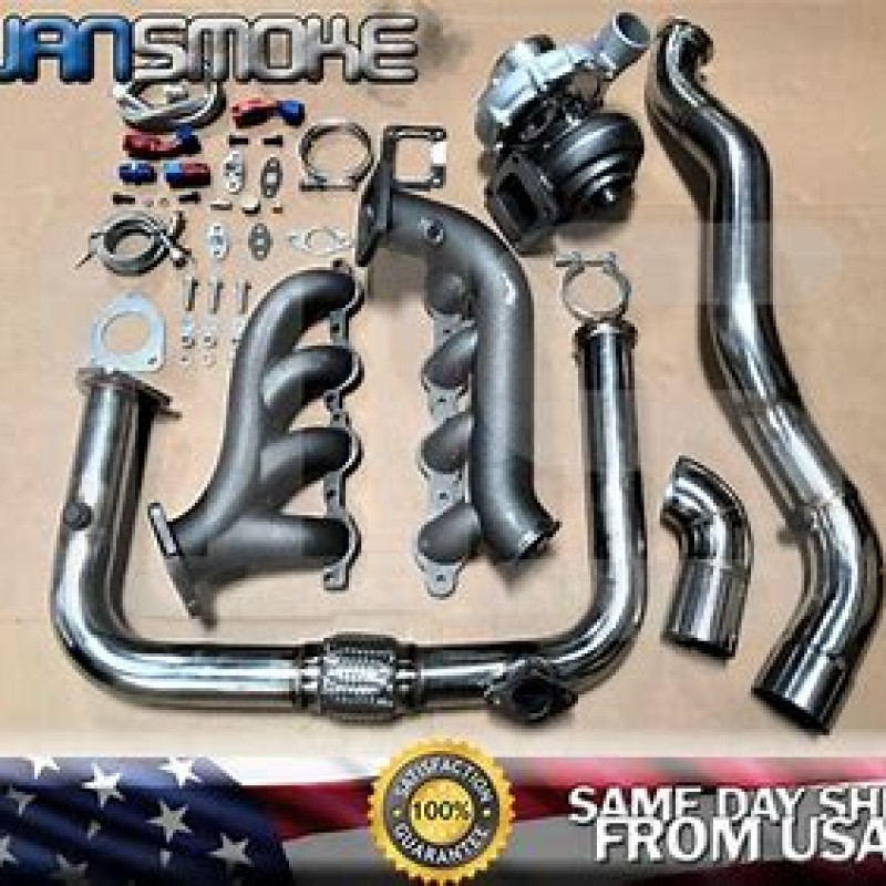 Vortec LS V8 4.8L 5.3L 6.0L LSX HotPart Manifold Turbo Kit Charger Cross Downppe