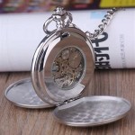 Brelsen Royal Silver Double Hunter Mechanical Pocket Watch