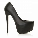 NEW LADIES WOMENS STILETTO HIGH HEEL PLATFORM PARTY COURT SHOES SIZE 3-8